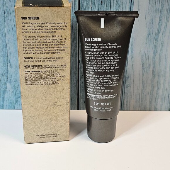 Mary Kay Skin Management For Men - #0718 - Sunscreen SPF 12 - New Old Stock - Picture 2 of 3